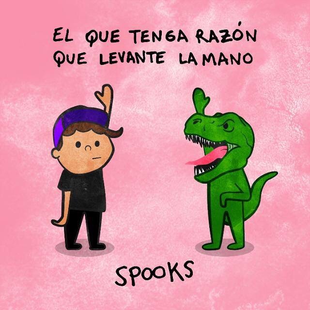 El que tenga razón que levante la mano