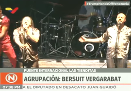 Bersuit Vergarabat fue la única banda argentina en el "Hands off Venezuela"